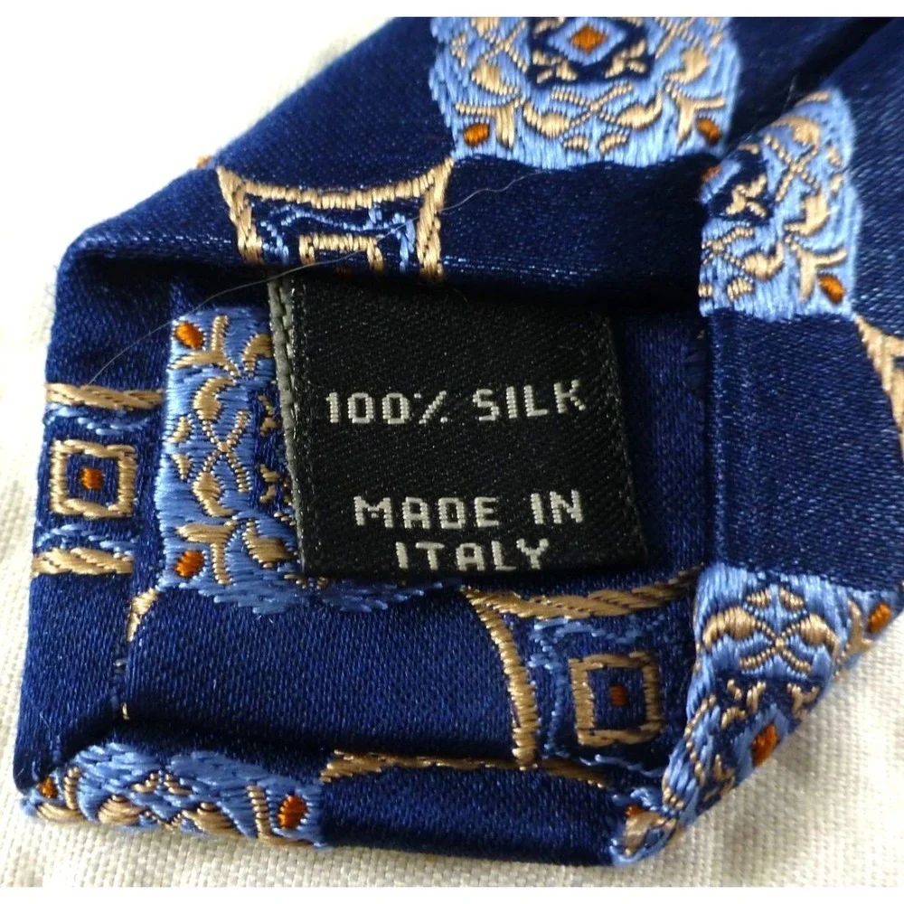 JOS. A. Bank Signature Collection Mens 100% Silk Tie - Made In Italy